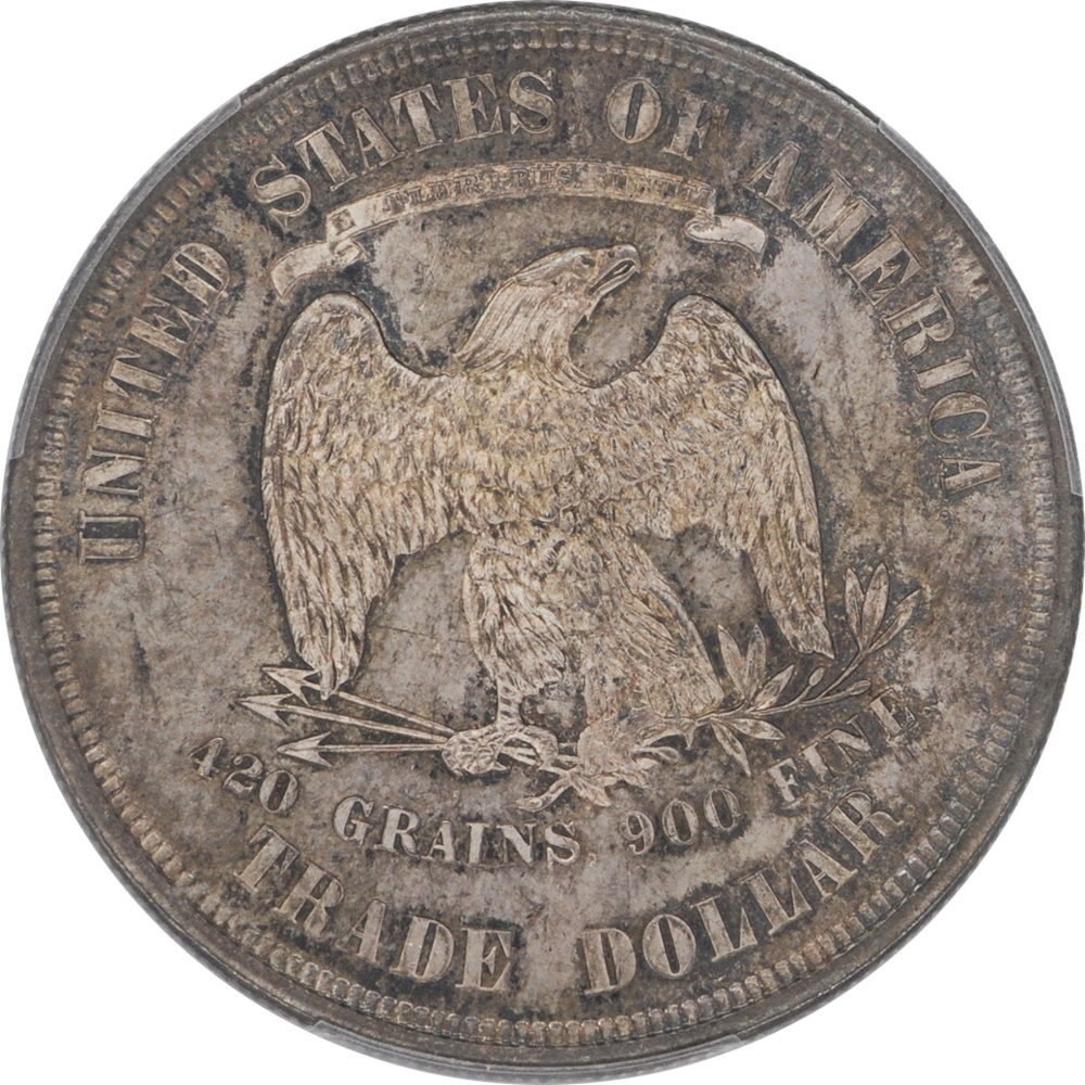 Two-1873-T$1-Trade-Dollars